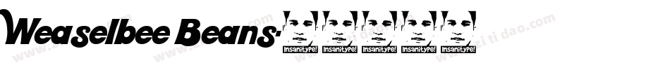 Weaselbee Beans字体转换